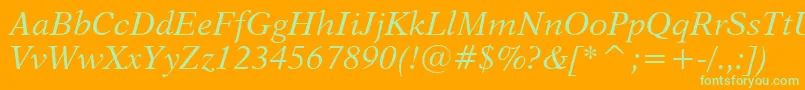 En savoir plus sur la police Dutch823ItalicBt Police Dutch823ItalicBt – polices vertes sur fond orange