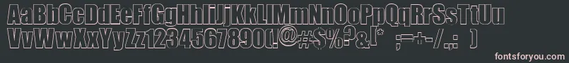 LeMans-Schriftart – Rosa Schriften auf schwarzem Hintergrund