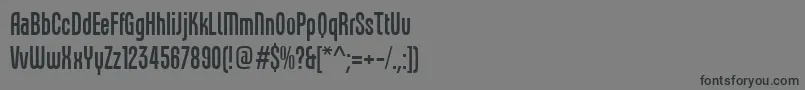 FreytagLtRegular Font – Black Fonts on Gray Background