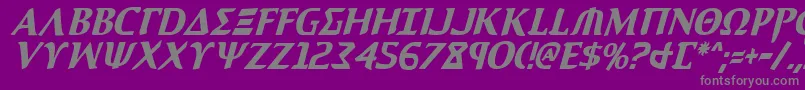 Шрифт Aegis1ci – серые шрифты на фиолетовом фоне