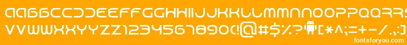 Android7 Font – White Fonts on Orange Background