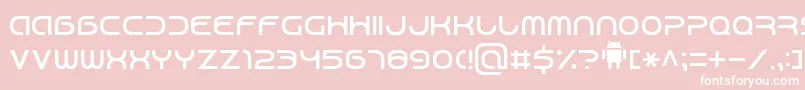 Android7 Font – White Fonts on Pink Background