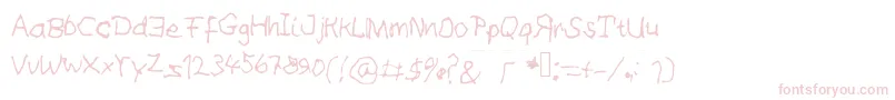 Someilliteratewrotethis Font – Pink Fonts