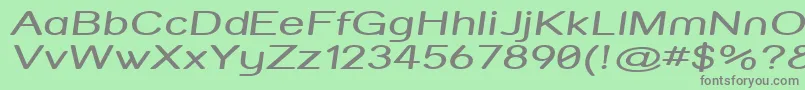 Strvarxi Font – Gray Fonts on Green Background