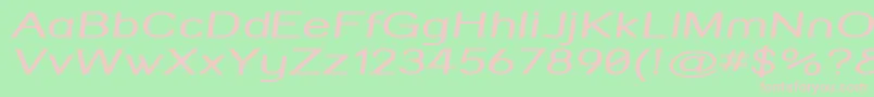 Strvarxi Font – Pink Fonts on Green Background