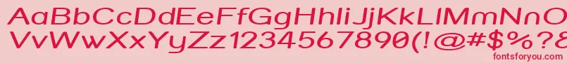 Strvarxi Font – Red Fonts on Pink Background