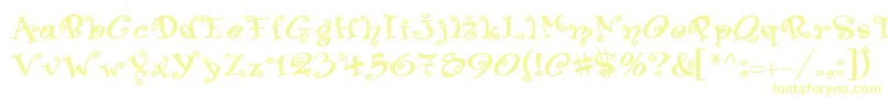 PfswingerLuscious-Schriftart – Gelbe Schriften