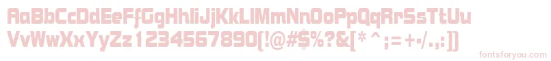 BolstercondensedRegular Font – Pink Fonts on White Background