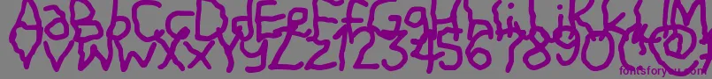 Weitere Informationen zur Shiver-Schriftart Shiver-Schriftart – Violette Schriften auf grauem Hintergrund