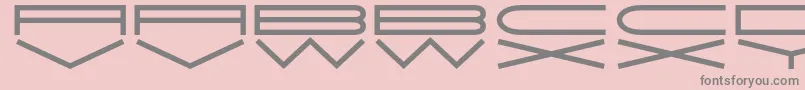 JmhExtraWide Font – Gray Fonts on Pink Background