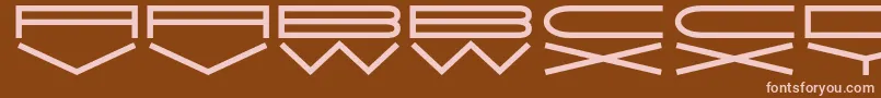 JmhExtraWide Font – Pink Fonts on Brown Background