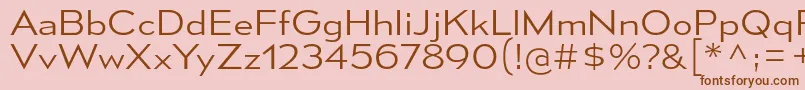 Police MesmerizeSeLt – polices brunes sur fond rose