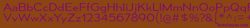 MesmerizeSeLt Font – Purple Fonts on Brown Background