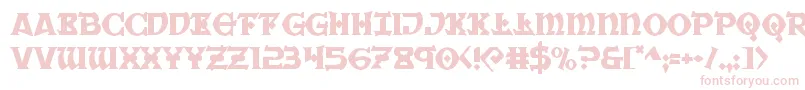 Warpriest Font – Pink Fonts on White Background