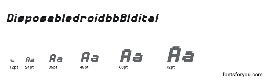 DisposabledroidbbBldital-fontin koot
