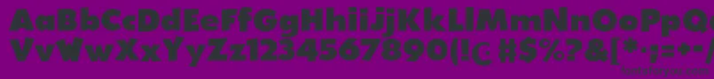 WalibiHolland Font – Black Fonts on Purple Background