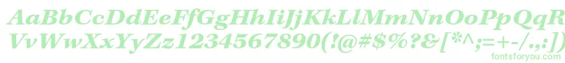 KeplerstdBoldextitcapt Font – Green Fonts on White Background