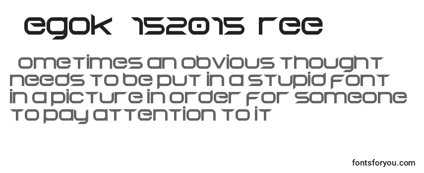 BegokV152015Free (85258) フォントのレビュー