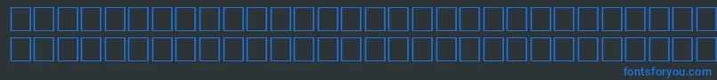 ArrowsnwRegular Font – Blue Fonts on Black Background