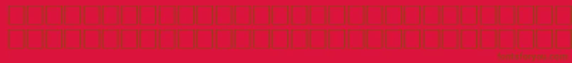 ArrowsnwRegular Font – Brown Fonts on Red Background