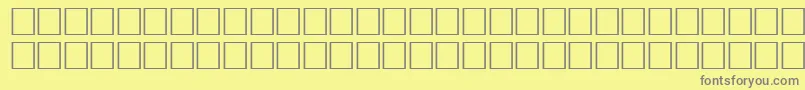 ArrowsnwRegular Font – Gray Fonts on Yellow Background