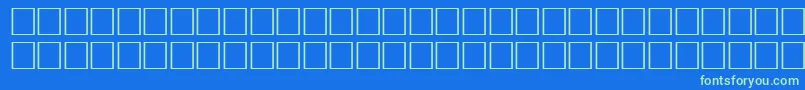 ArrowsnwRegular Font – Green Fonts on Blue Background