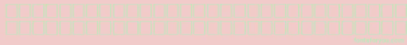 ArrowsnwRegular Font – Green Fonts on Pink Background