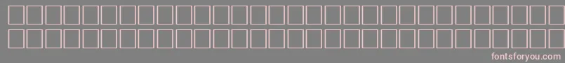 fuente ArrowsnwRegular – Fuentes Rosadas Sobre Fondo Gris