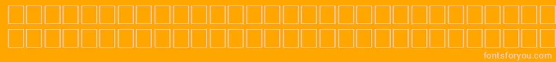 ArrowsnwRegular Font – Pink Fonts on Orange Background