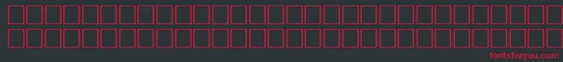 ArrowsnwRegular Font – Red Fonts on Black Background
