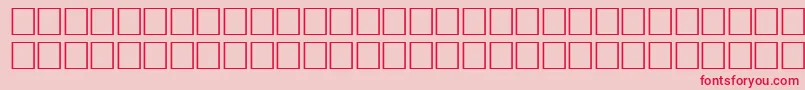 フォントArrowsnwRegular – ピンクの背景に赤い文字