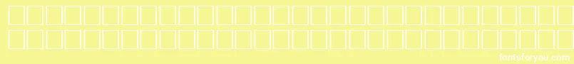 ArrowsnwRegular Font – White Fonts on Yellow Background