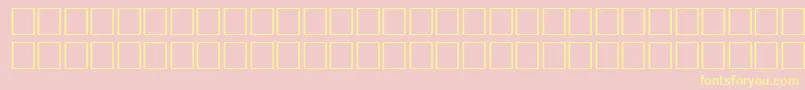 ArrowsnwRegular Font – Yellow Fonts on Pink Background