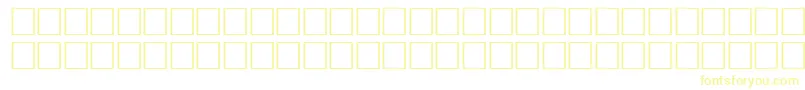 ArrowsnwRegular Font – Yellow Fonts on White Background
