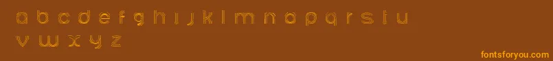 fuente Ariadnebr – Fuentes Naranjas Sobre Fondo Marrón