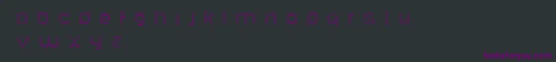 Ariadnebr-Schriftart – Violette Schriften auf schwarzem Hintergrund