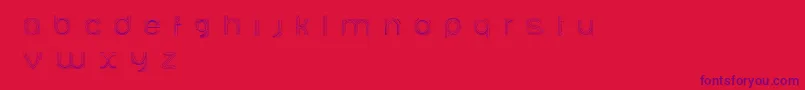 Ariadnebr Font – Purple Fonts on Red Background