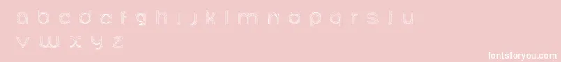 Ariadnebr Font – White Fonts on Pink Background