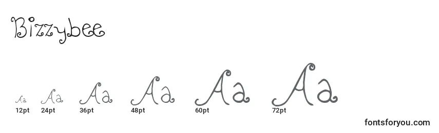 Bizzybee Font Sizes