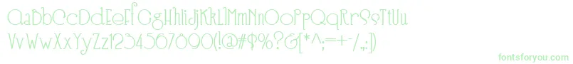 Speedballno3nf Font – Green Fonts on White Background