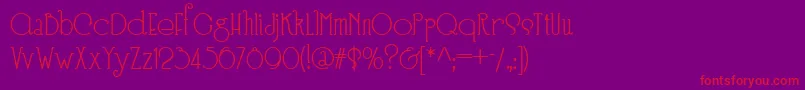 Speedballno3nf Font – Red Fonts on Purple Background