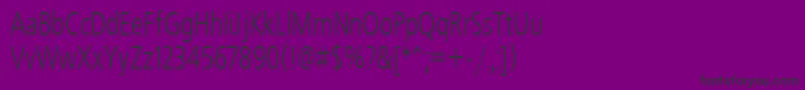 Freeset70h Font – Black Fonts on Purple Background