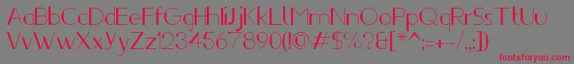 Ifti Font – Red Fonts on Gray Background