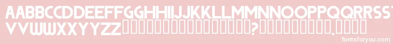 En savoir plus sur la police Dodge Police Dodge – polices blanches sur fond rose