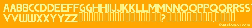 Подробнее о шрифте Dodge Шрифт Dodge – жёлтые шрифты на оранжевом фоне