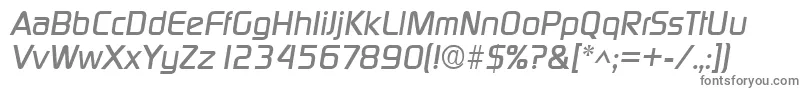 DigitalItalic-fontti – harmaat fontit
