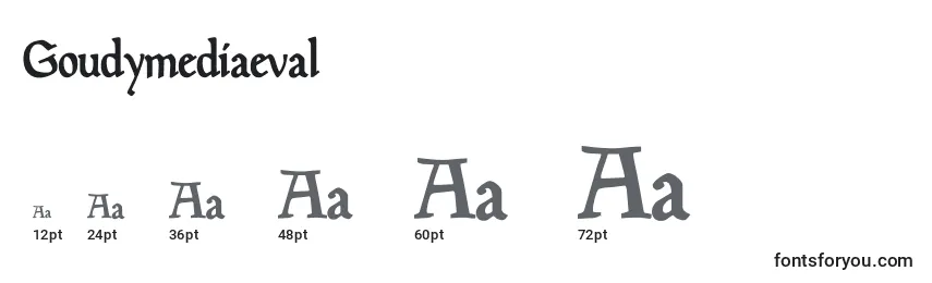 Goudymediaeval Font Sizes