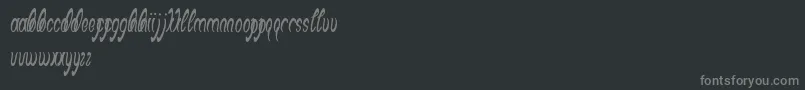 BlackStallion Font – Gray Fonts on Black Background