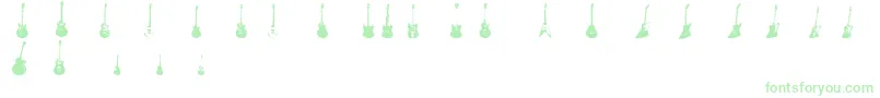 Gibson+Family+Font Font – Green Fonts on White Background