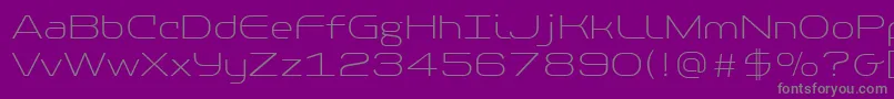 fuente PfbaselineproThin – Fuentes Grises Sobre Fondo Morado